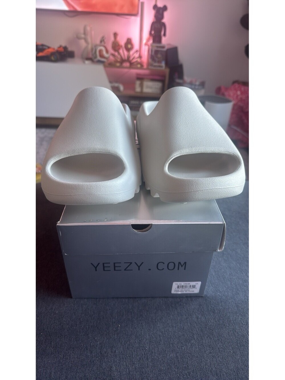 Yeezy YS-01 White Slide Size-13